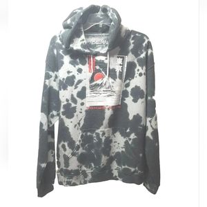 Bowery Supply Hoodie Tokoyo City The Highest Mountain Japan Pocket Adult Large